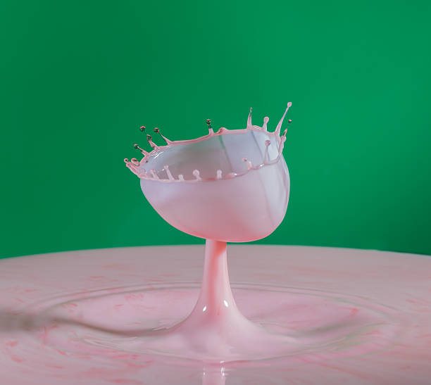 istock Water and milk splash art. 636480616