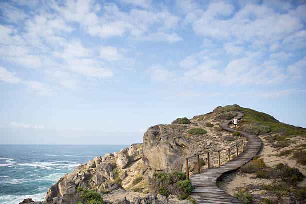 istock Morning run along the coastline 636481544