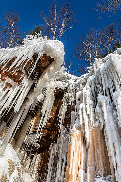 istock Ice formations on Lake Superior shorline. 636486166