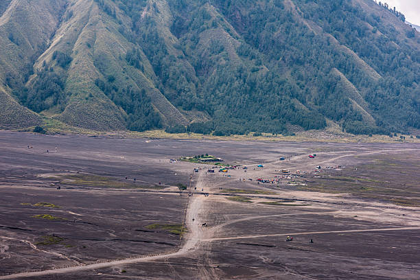 istock view of Mount Bromo under cloudy sky 636487738