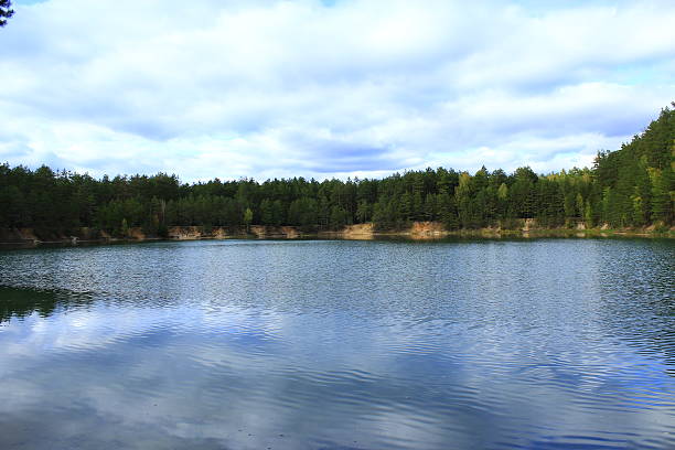 istock beautiful lake in the forest 636489970