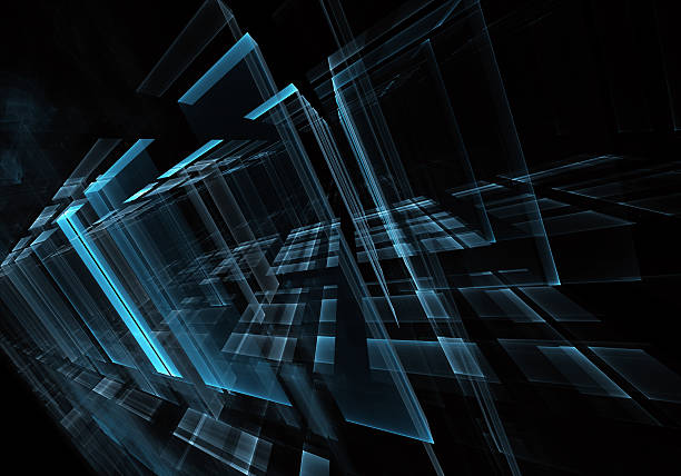 istock abstract fractal background, 3D-illustration 636492948