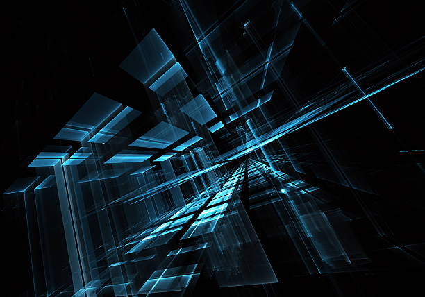 istock abstract fractal background, 3D-illustration 636492982