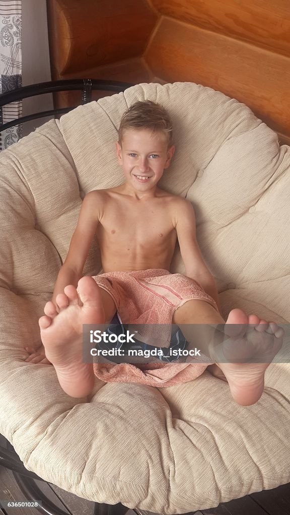 portrait portrait of boy 10-11 Years Stock Photo