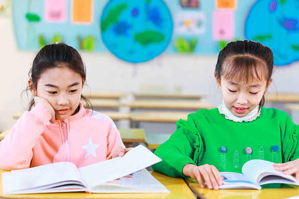 istock asian primary students read books in classroom 636505098