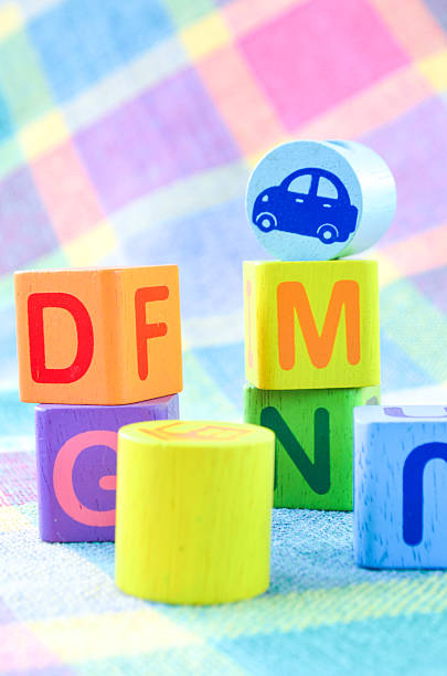 istock Wooden alphabet blocks toy 636516160