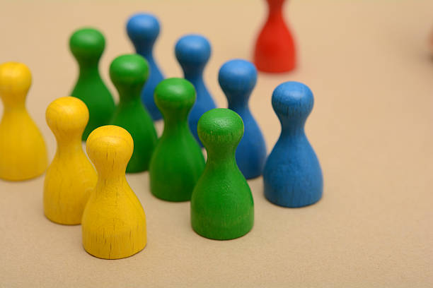 istock Close up of Dices making group class concept 636517092