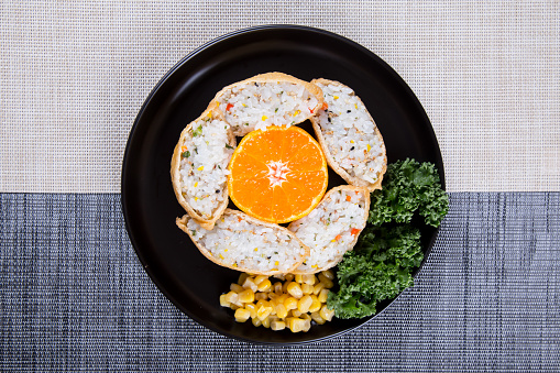 Fried Tofu Rice Balls Stock Photo - Download Image Now - Appetizer