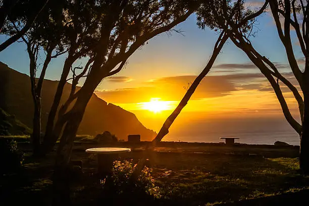 Photo of Chapman's Peak at sunset