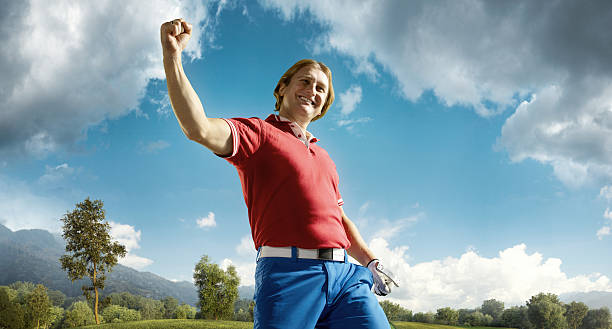 istock Golf: Man winning a golf championship 636531474