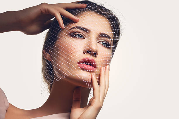 istock Beautiful girl in veil 636532390
