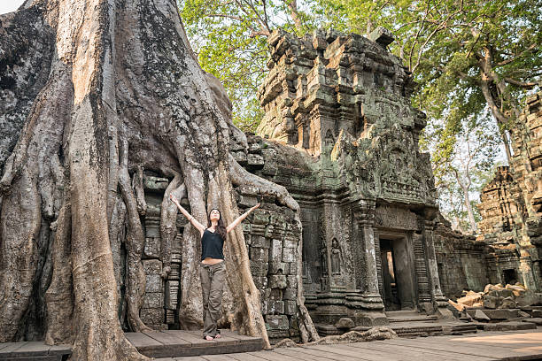 istock Back to your Roots, Banyan Tree, Ta Prohm Temple, Cambodia 636536486