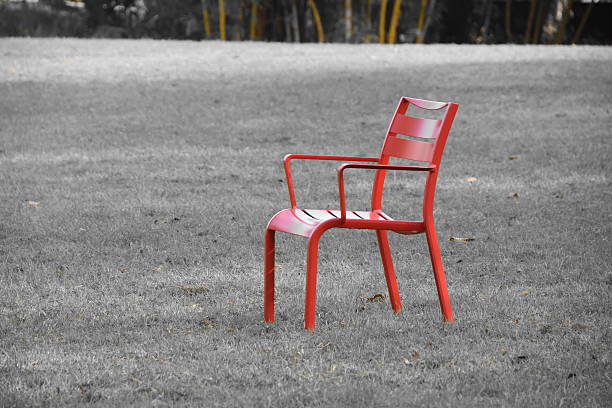 istock chair to sit in nature 636536612