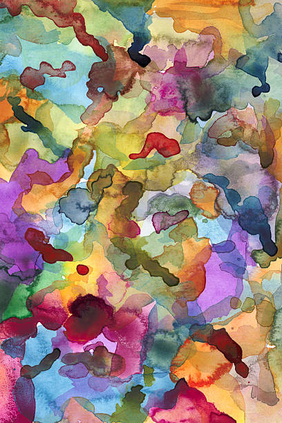istock Colorful watercolor background 636537070