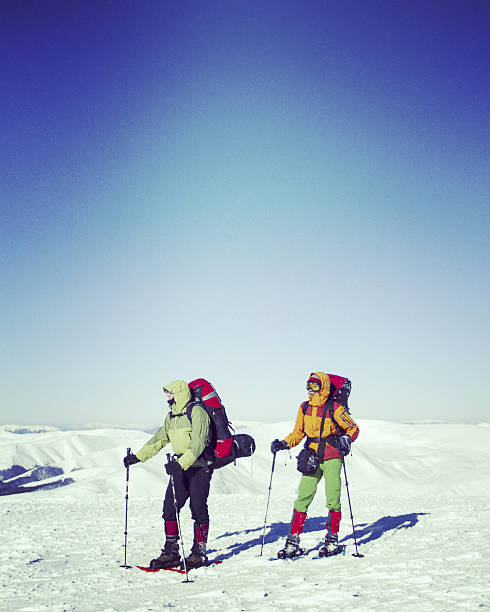 istock Winter hiking in the mountains. 636545106