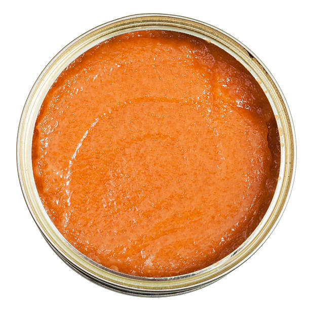 istock top view of open tin with caviar of common carp 636545580