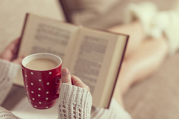 istock Relax with book and coffee 636546188