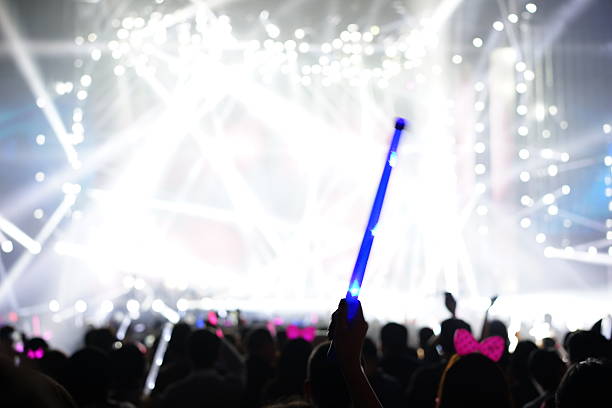 istock Defocused entertainment concert lighting on stage 636554676
