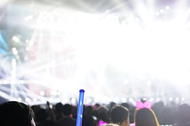 istock Defocused entertainment concert lighting on stage 636556470