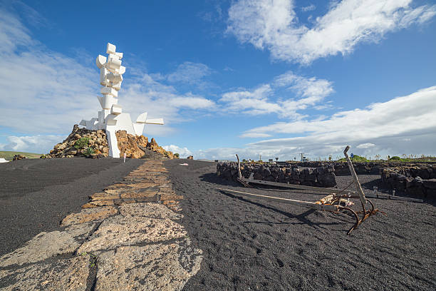 Lanzarote, Spain - November 27, 2016: Monumento al Campesino  and craft workshop in Lanzarote, Canary Islands, in Spain
