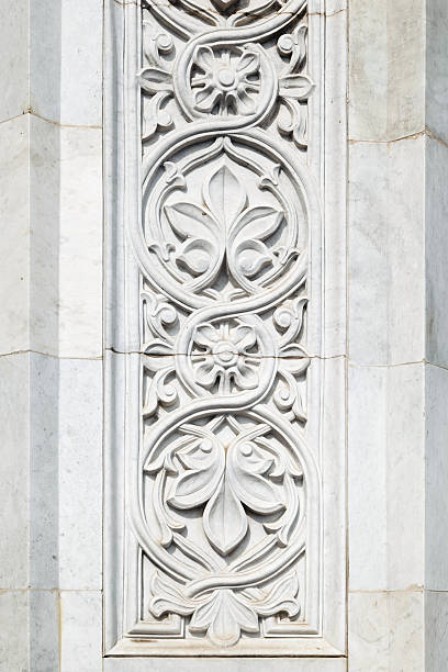 istock Marble ornament of wall 636564996