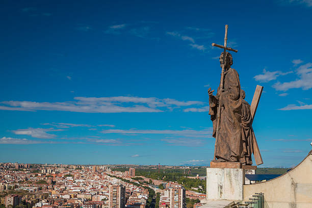 istock Panoramic view of Madrid Spain 636567194