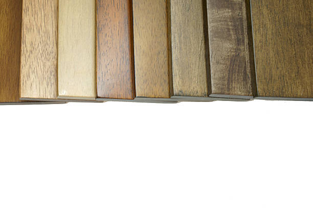 istock plank rubber wood with white background 636567626