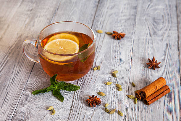 istock hot tea with spices on a wooden table 636567862