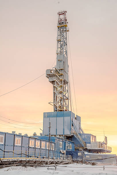 istock The drilling rig to drill for oil and gas. 636569472