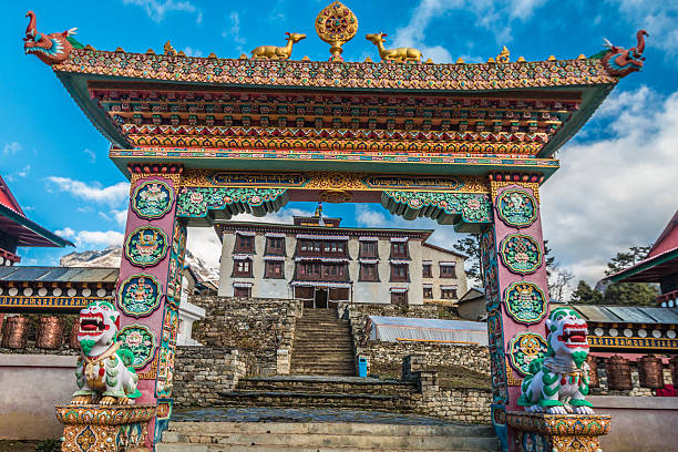 istock Tengboche Temple in Everest base camp trek 636572888