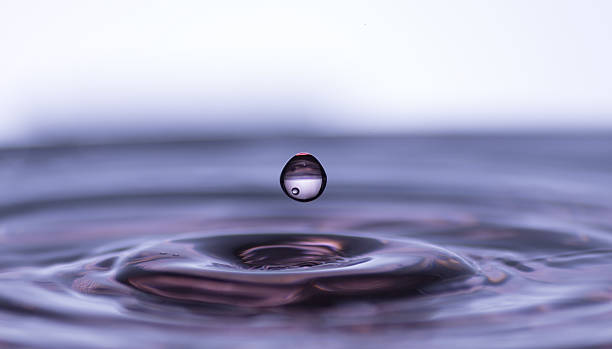 istock Gout of water making revolution in delicate surface and wet 636582474
