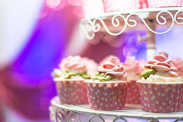 istock Christmas cup cakes and candy canes 636585554