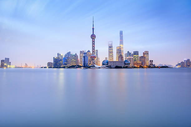 istock Panoramic skyline of Shanghai 636590140