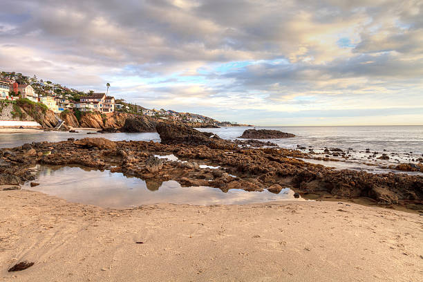 istock Sunset over the rocks at Pearl Street Beach 636594074