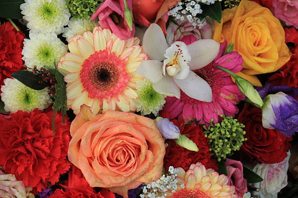 istock Colorful wedding flowers 636594284