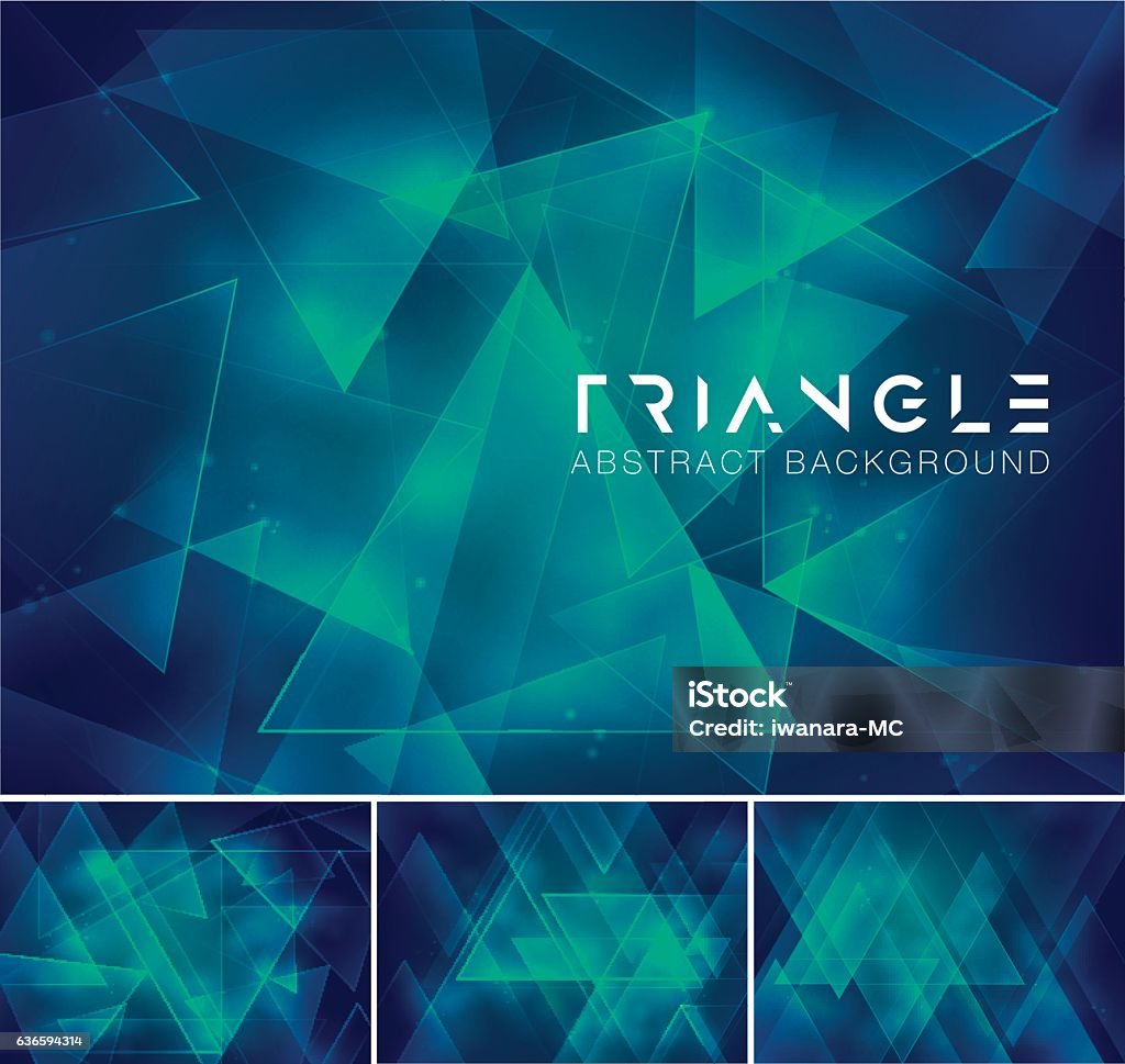 Triangle abstract background Triangular abstract background. Low poly and geometric vector background series, suitable for design element and web background Breaking stock vector