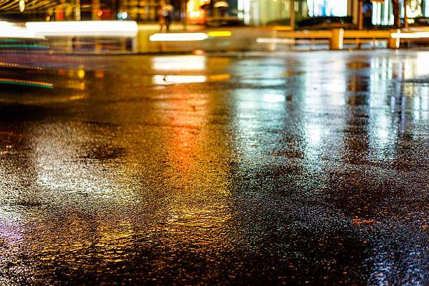 istock Rainy night in the big city 636594360