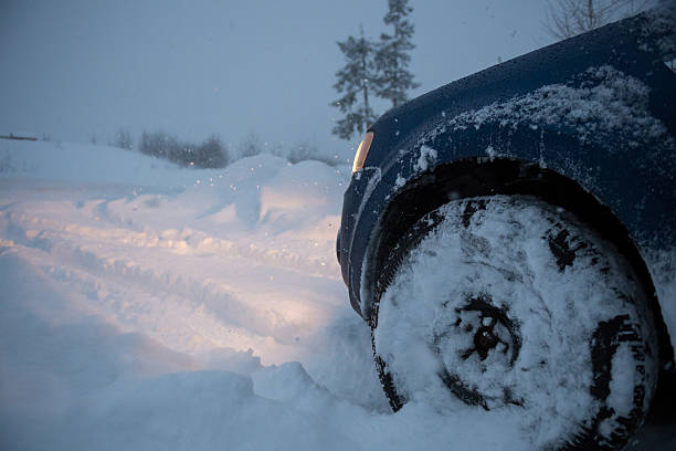 istock Winter driving on a slippery road 636594734