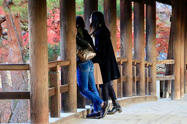 istock Women at Tofukuji temple in Kyoto 636597410