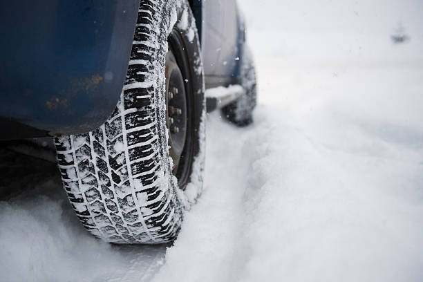 istock Winter driving on a slippery road 636598208