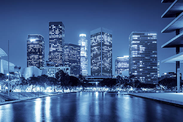 istock Los Angeles at night 636599472