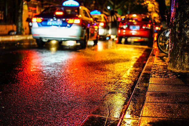 istock Rainy night in the big city 636600210