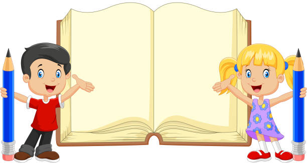 Cartoon Kids With Book And Pencils Stock Illustration - Download Image Now - Child, Writing - Activity, Boys - iStock Cartoon Kids With Book And Pencils Stock Illustration - Download Image Now - Child, Writing - Activity, Boys - iStock