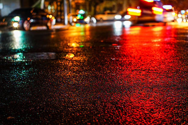 istock Rainy night in the big city 636603152