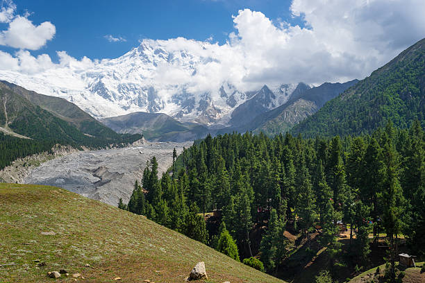 istock Nanga Parbat mountain view from Fairy Meadow, Gilgit, Pakistan 636604754
