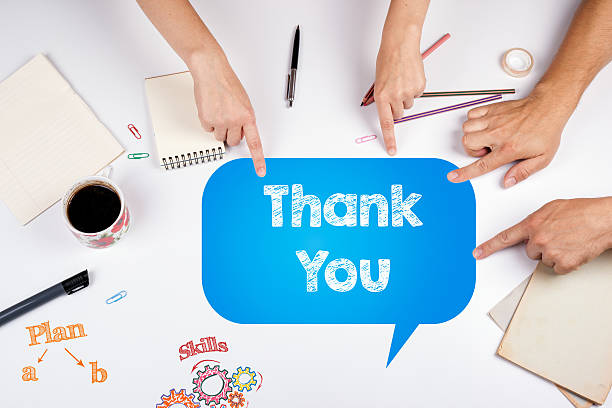 istock Thank You. The meeting at the white office table. 636614512
