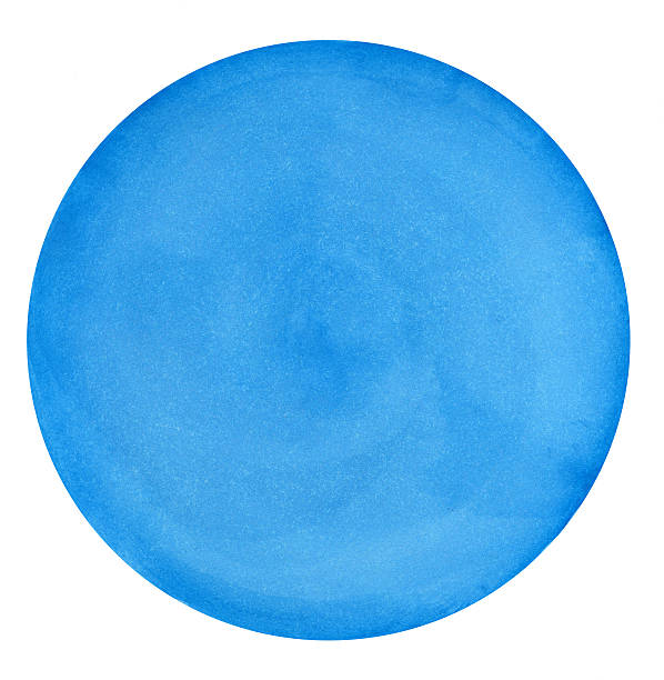 Balvanera pure blue circle stock photo