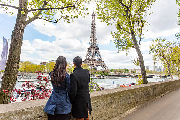 Eiffel Tower and Seine View for Romantic Asian Couple Paris