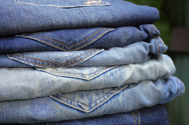 blue jeans stock photo