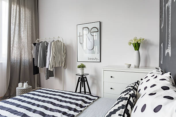 istock Elegant bedroom designed for woman 636623180